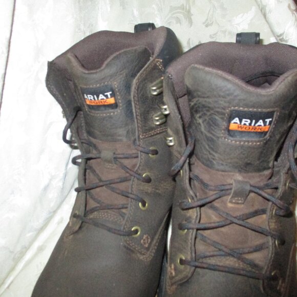 Ariat Men's Brown Work Big Rig Boots size 13EE - Picture 2 of 9